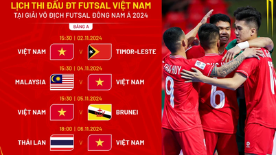 កីឡាករវៀតណាម ១៤រូប ចូលរួមប្រកួតជើងឯក ហ្វូតសាលអាស៊ីអាគ្នេយ៍ ឆ្នាំ២០២៤