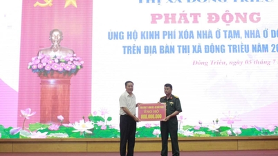 TX Đông Triều: Huy động trên 5 tỷ đồng ủng hộ xóa nhà ở tạm, nhà ở dột nát năm 2023