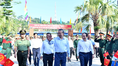 [រូបថត] អគ្គលេខាធិកា To Lam ធ្វើទស្សនកិច្ច និងធ្វើការនៅស្រុកកោះ Bach Long Vi
