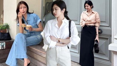 가을에 미니멀한 셔츠로 아름답게 옷 입는 10가지 방법