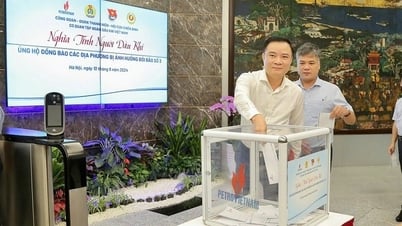 PetroVietnam ចំណាយ ១០ ពាន់លានដុង និងអំពាវនាវដល់បុគ្គលិកជួយឧបត្ថម្ភប្រជាជននៅតាមមូលដ្ឋានដែលរងផលប៉ះពាល់ដោយព្យុះលេខ ៣ (ព្យុះ Yagi)