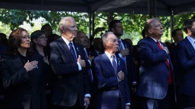 バイデン、ハリス、トランプが9/11追悼式に出席