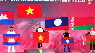 VĐV Quảng Nam Bùi Xuân Nhật xuất sắc đoạt HCV giải vovinam thế giới