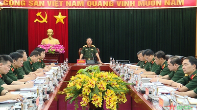 Hội nghị giao ban Tổng cục Chính trị tháng 5-2023