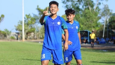 ក្រុមជម្រើសជាតិ U.17 មានទេពកោសល្យគ្រប់គ្រាន់ កូនប្រុសរបស់អតីតខ្សែប្រយុទ្ធ Quang Hai ត្រៀមបញ្ចេញពន្លឺ