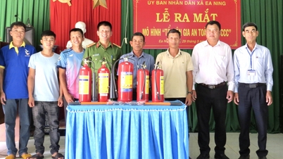 Huyện Cư Kuin: Ra mắt mô hình “Tổ liên gia an toàn về Phòng cháy chữa cháy”