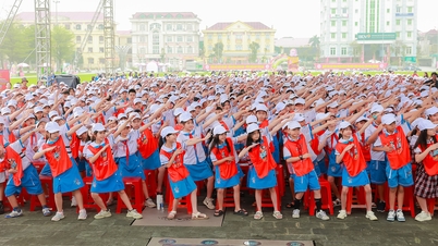 Hơn 5 triệu trẻ em đồng diễn lập kỷ lục Việt Nam