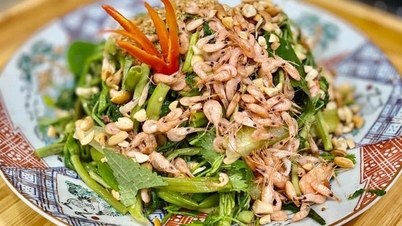 ទឹក spinach និង jute salad សាច់គោ jicama salad ល្ហុងជាមួយសាច់គោស្ងួតត្រជាក់និងស្រស់សម្រាប់រដូវក្តៅ