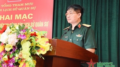 Opening of the Military History Training Course for the Lao Army