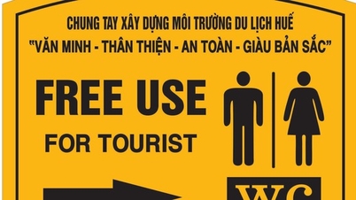 TP.Huế đặt mục tiêu phát triển 500 điểm vệ sinh công cộng miễn phí phục vụ Festival