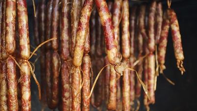 Saucisse des hautes terres de Nghe An pendant la saison du Têt