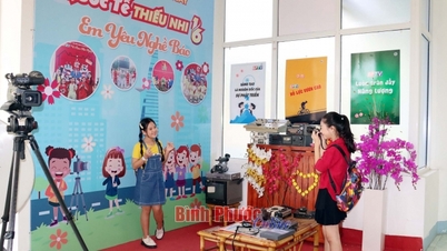 Nuôi dưỡng tinh thần yêu nghề báo cho các em thiếu niên, nhi đồng