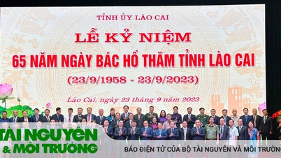 Chủ tịch nước Võ Văn Thưởng dự Lễ kỷ niệm 65 năm Bác Hồ thăm Lào Cai