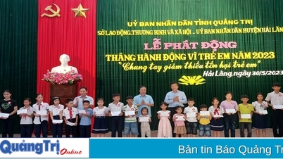 Phát động Tháng hành động vì trẻ em năm 2023