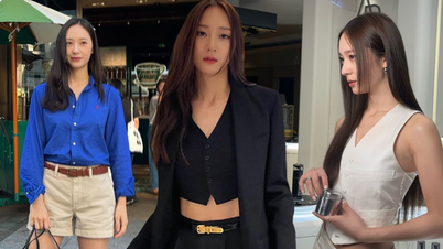 "Ice Princess" Krystal Jung wears 5 typical office worker clothes over and over again