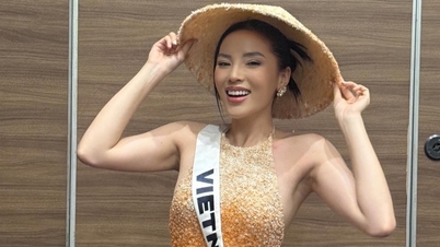 Ky Duyen ពាក់អាវ ao dai ក្នុងវគ្គសម្ភាសន៍បិទជិត ត្រៀមខ្លួនសម្រាប់វគ្គចុងក្រោយ