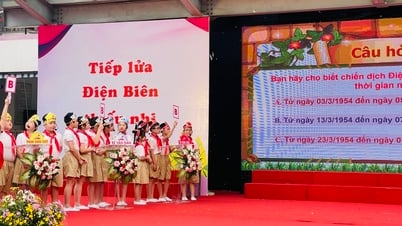 Liên hoan "Chiến sĩ nhỏ Điện Biên" tại 100% liên đội