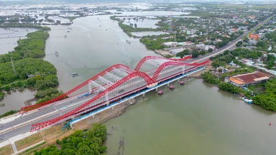 រូបរាងនៃស្ពានដែក "ស្លាបសត្វសមុទ្រ" នៅ Vung Tau
