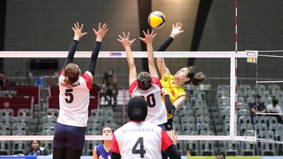 ក្រុម​បាល់ទះ​នារី​វៀតណាម​បាន​យក​ឈ្នះ​អ៊ូសបេគីស្ថាន​យ៉ាង​លឿន