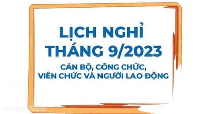 2023년 9월 공무원, 공무원, 공공근로자 및 근로자 휴일 일정