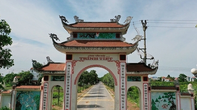 Hình ảnh con đường mới được đặt tên Trinh Tiết