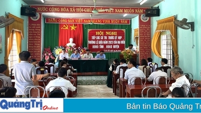 Đại biểu HĐND tỉnh, HĐND huyện Vĩnh Linh tiếp xúc cử tri xã Vĩnh Hà