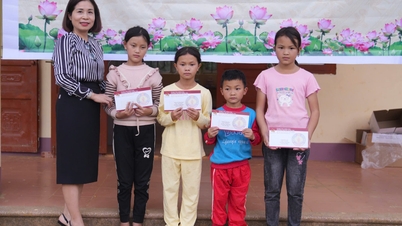 Trường Cán bộ Thanh tra tổ chức Chương trình thiện nguyện tại Cao Bằng