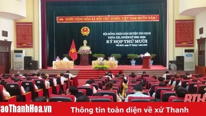 Kỳ họp thứ 10  HĐND huyện Yên Định khóa XIX