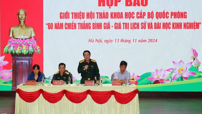 ឧទ្ទេសនាមសន្និសីទវិទ្យាសាស្ត្រ “៦០ឆ្នាំនៃជ័យជំនះ Binh Gia”