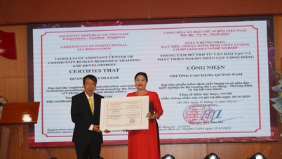 Quang Nam College constantly innovates and improves the quality of teaching and learning.