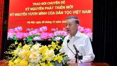 General Secretary To Lam discusses the topic 'New development era - The era of rising of the Vietnamese nation'