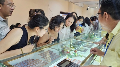 The price of SJC gold bars and gold rings increased sharply.