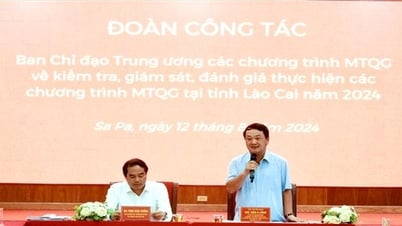 Bộ trưởng, Chủ nhiệm UBDT Hầu A Lềnh kiểm tra thực hiện các Chương trình MTQG tại tỉnh Lào Cai