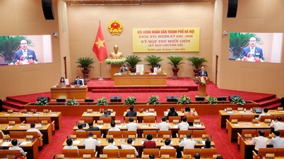 Heute Morgen wurden in der Eröffnungssitzung der Jahresendsitzung des Volksrats von Hanoi 57 Inhalte behandelt.