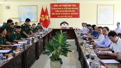 The Central Internal Affairs Commission delegation visited and worked at Division 320