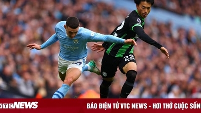 Man City thắng nghẹt thở Brighton