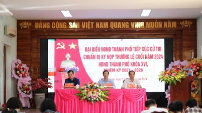 ក្រុមប្រឹក្សាប្រជាជនទីក្រុង Hai Phong ជួបអ្នកបោះឆ្នោតមុនសម័យប្រជុំចុងឆ្នាំ