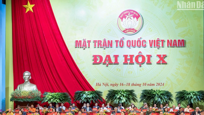 [Ảnh] Phiên làm việc thứ nhất Đại hội Đại biểu toàn quốc Mặt trận Tổ quốc Việt Nam lần thứ X
