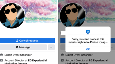Facebook tự động gửi lời mời kết bạn khi truy cập tài khoản