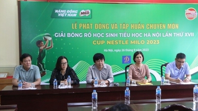 Báo Thiếu niên Tiền phong và Nhi đồng phát động Giải Bóng rổ học sinh tiểu học 2023