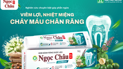 Ngọc Châu ra mắt sản phẩm kem đánh răng dược liệu hoàn toàn mới