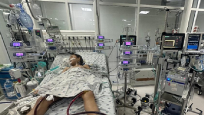 ក្មេងស្រីដែលមានជំងឺ myocarditis ធ្ងន់ធ្ងរបន្ទាប់ពី 2 ថ្ងៃនៃគ្រុនក្តៅស្រាលនិងបែកញើស