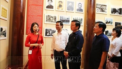 Deputy Prime Minister Tran Hong Ha offers incense to commemorate General Secretary Nguyen Van Cu.