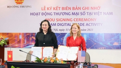 Việt Nam - Mỹ: Ký kết Bản ghi nhớ hợp tác về hoạt động thương mại số