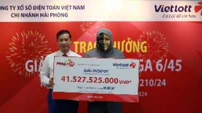 Người đàn ông Hà Giang trúng độc đắc Vietlott gần 41,5 tỷ đồng