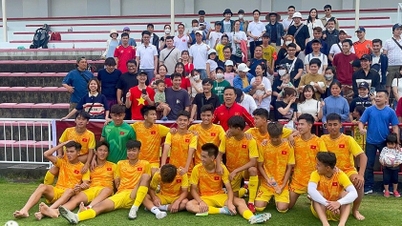 U17 វៀតណាម ឈ្នះ​ការ​ប្រកួត​ជា​លើក​ទី​២​ជាប់​គ្នា​នៅ​ជប៉ុន