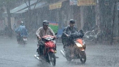Thời tiết ngày 25/10, khu vực Bắc Bộ cục bộ có mưa to