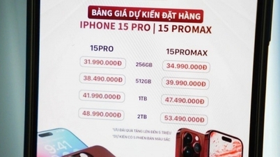 iPhone 15 Pro Max កំពុង​ត្រូវ​បាន​ឈ្មួញ​ផ្តល់​ជូន​ក្នុង​តម្លៃ​ជាង ៥០ លាន​ដុង