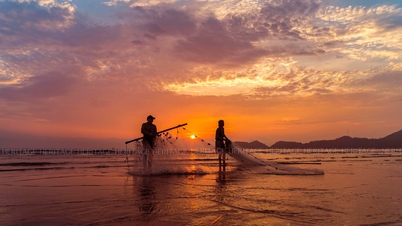 Nghe An, green mountains and blue water