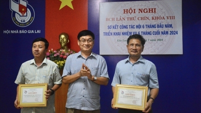 Hội Nhà báo tỉnh Gia Lai khen thưởng 2 tập thể, 16 cá nhân có thành tích xuất sắc